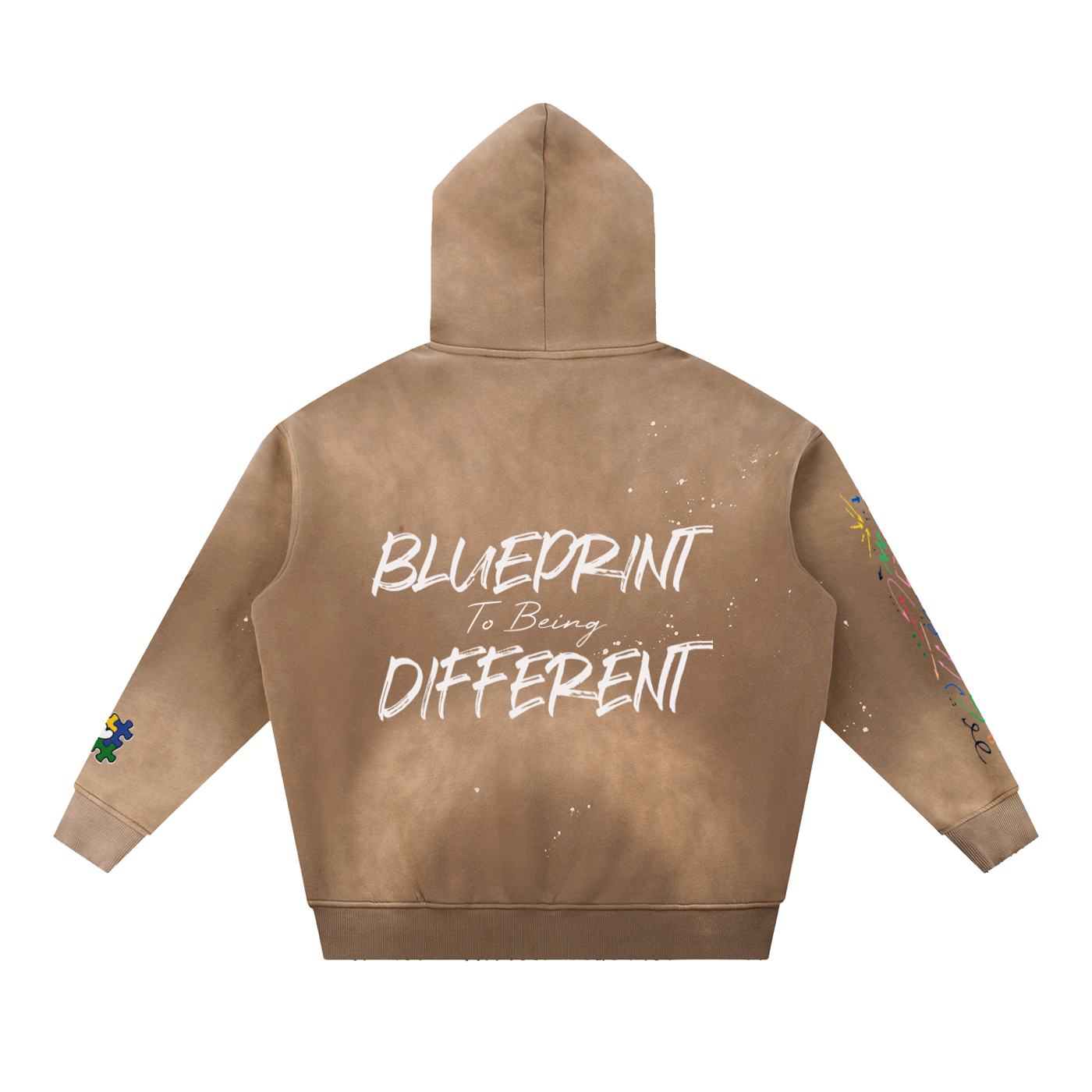 Blueprint To Being Different Adult Hoodie