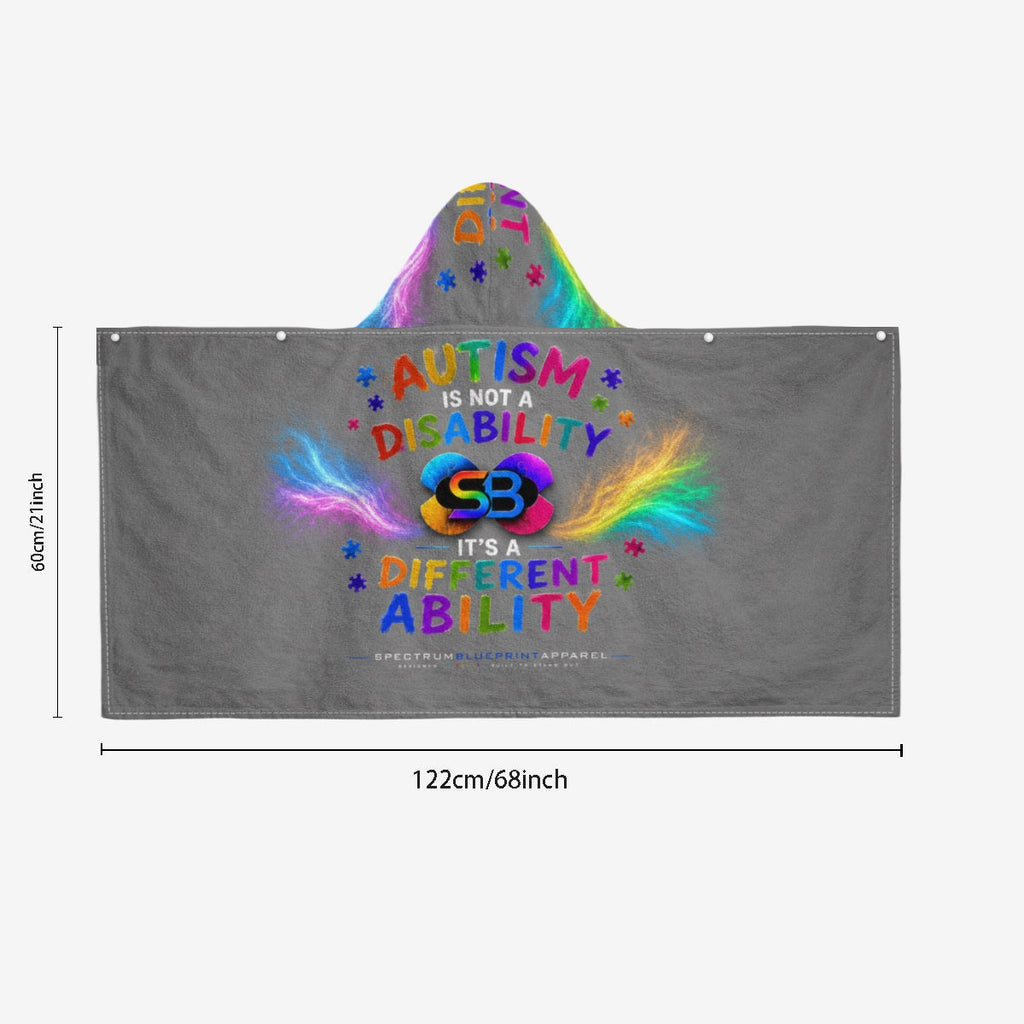 Kids Hooded Towel Poncho
