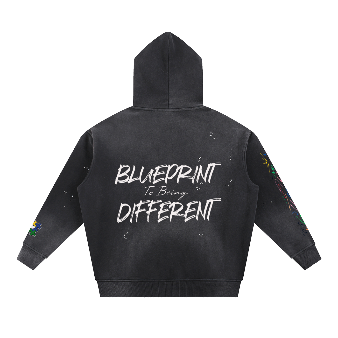 Blueprint To Being Different Adult Hoodie