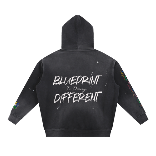 Blueprint To Being Different Adult Hoodie