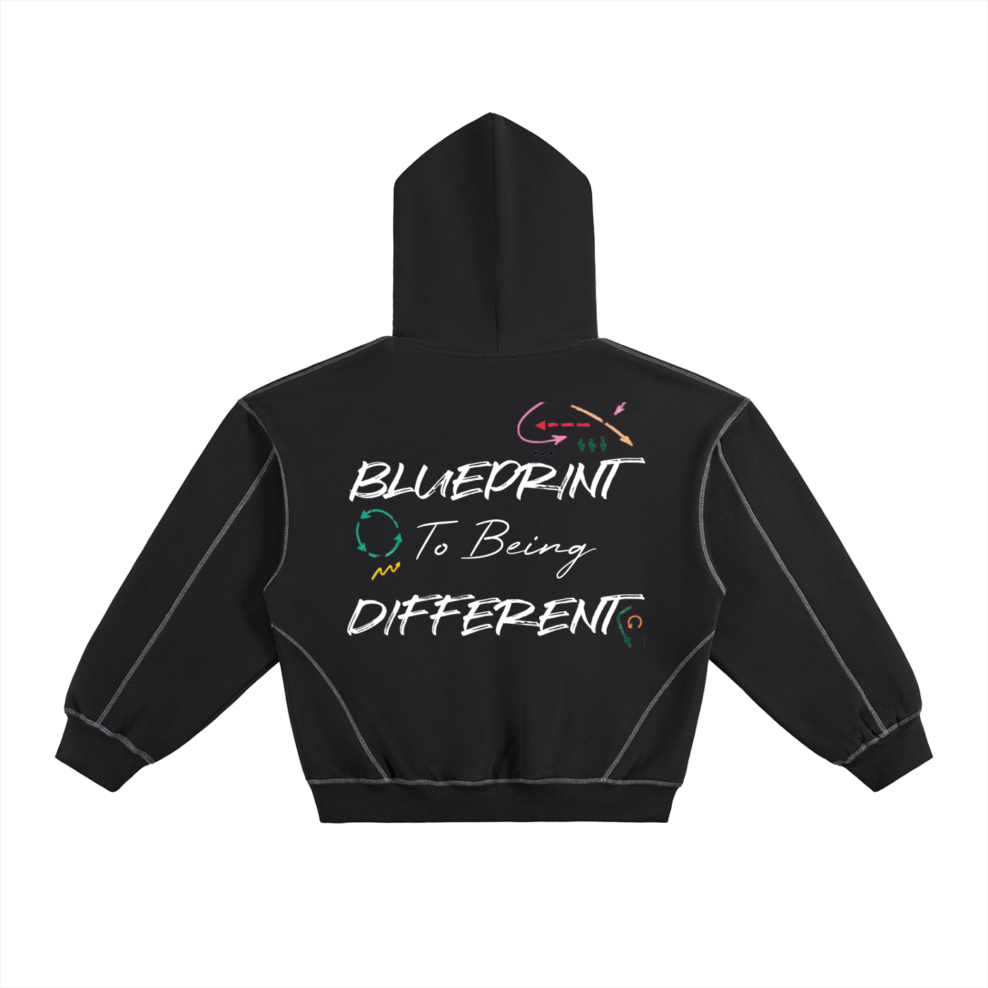 Blueprint To Being Different Men’s Hoodie