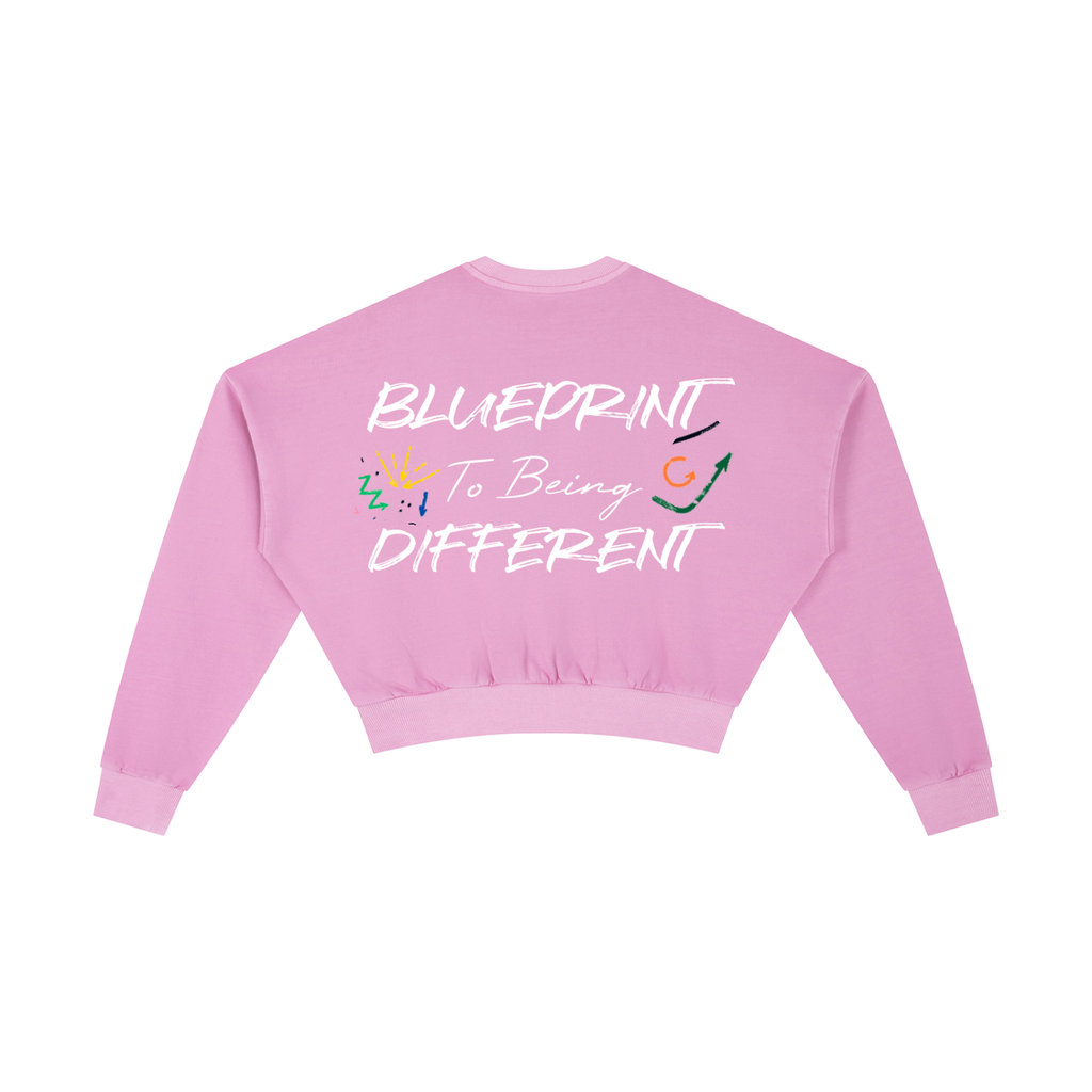 Blueprint To Being Different Women’s Cropped Sweatshirt
