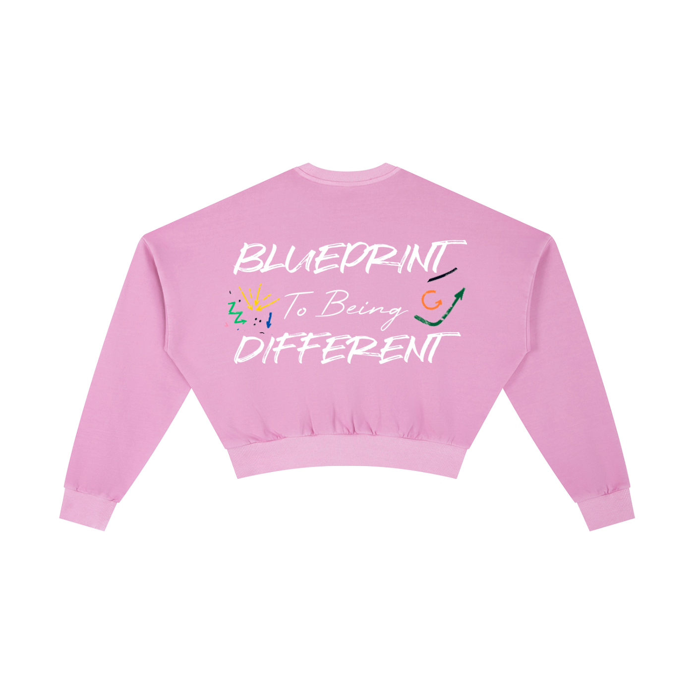 Blueprint To Being Different Women’s Cropped Sweatshirt
