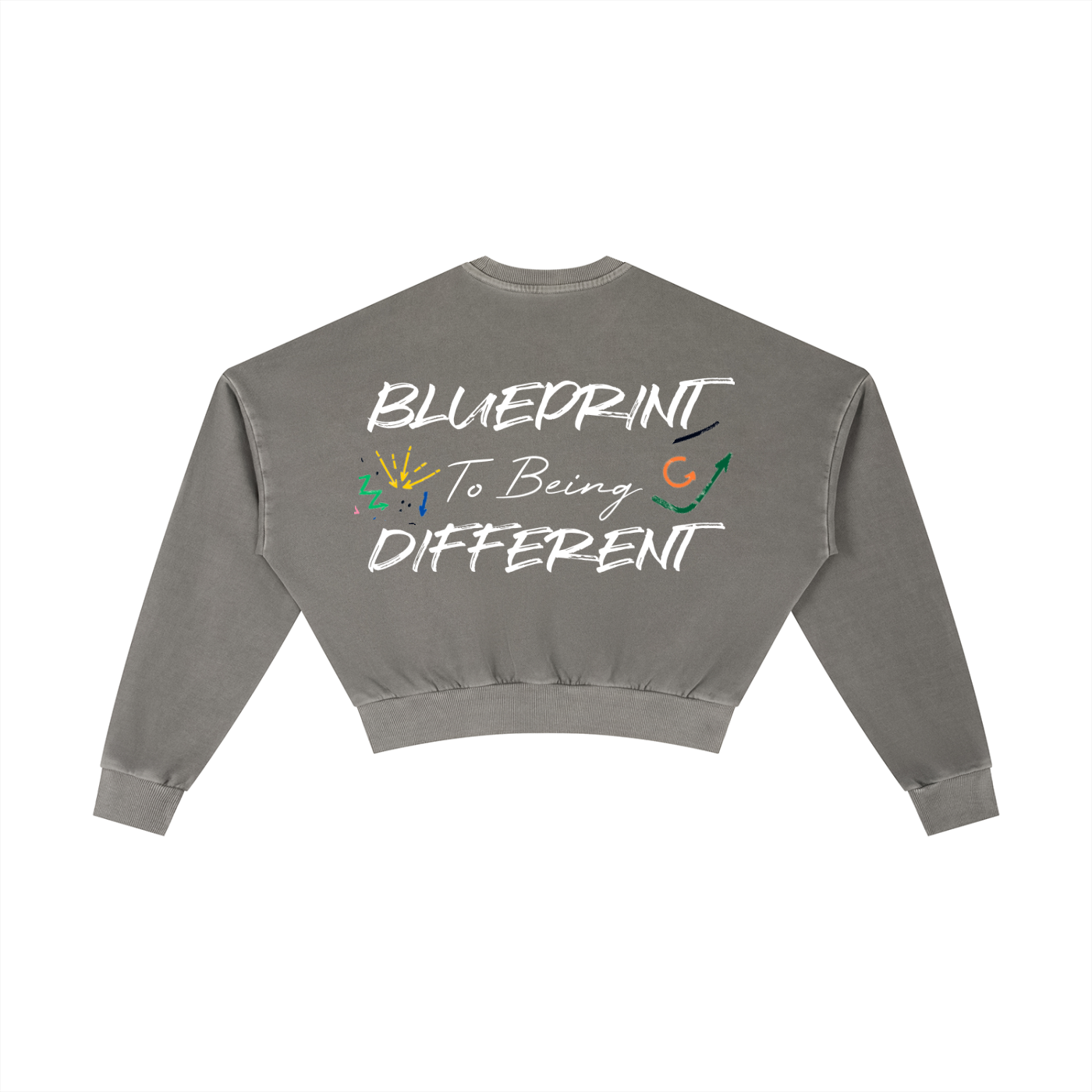 Blueprint To Being Different Women’s Cropped Sweatshirt