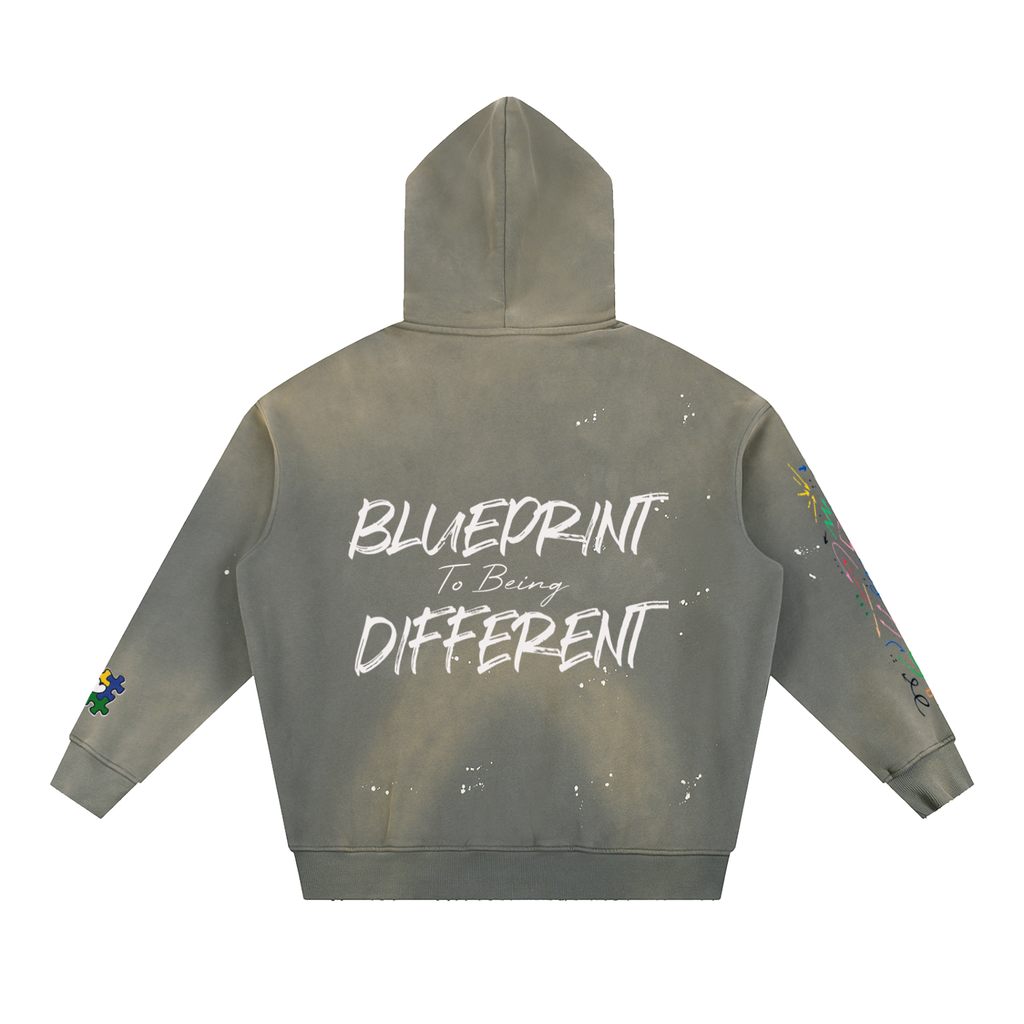 Blueprint To Being Different Adult Hoodie