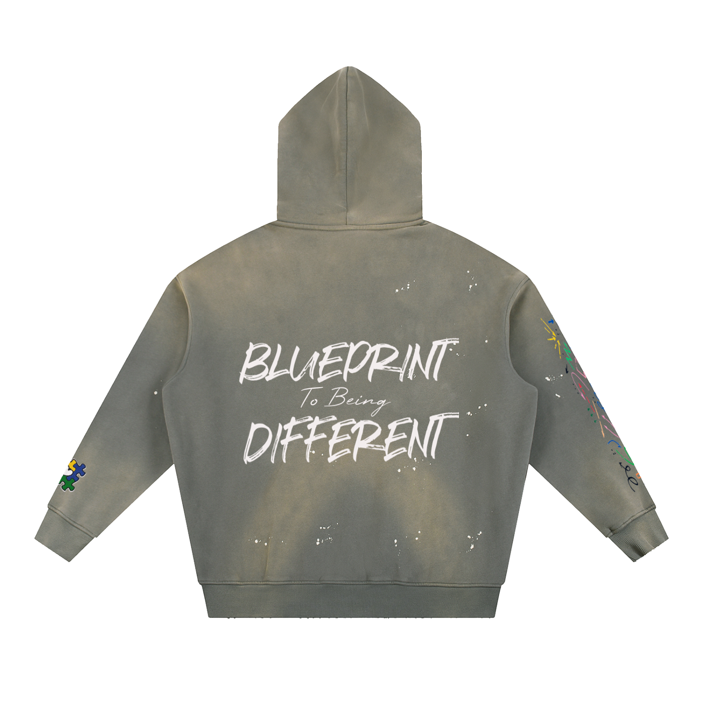 Blueprint To Being Different Adult Hoodie
